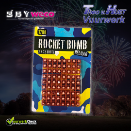 B2B Rocket Bomb Reload (2x72 navulling) Cat. F1 (LET OP: U heeft de Iron Rocket Bomb nodig voor dit navulling setje!!)